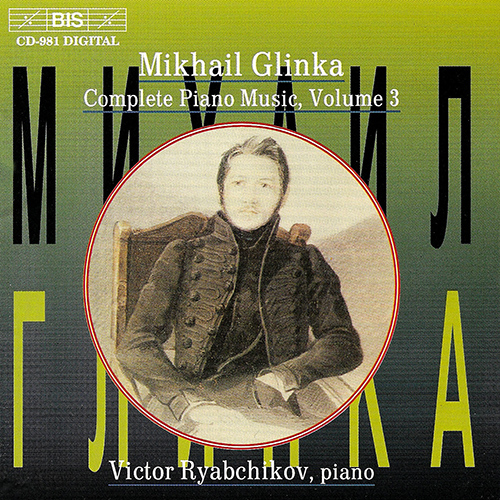Imagen de apoyo de  GLINKA: Complete Piano Music, Vol. 3