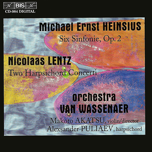 Imagen de apoyo de  HEINSIUS: Symphonies No. 1-6