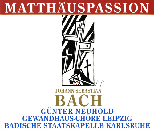 Imagen de apoyo de  BACH, J.S.: St. Matthew Passion [Oratorio] (Leipzig Gewandhaus Choir, Badische Staatskapelle, Neuhold)