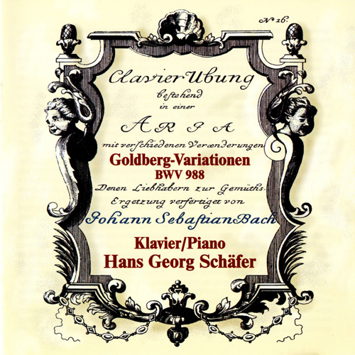 Imagen de apoyo de  BACH, J.S.: Goldberg Variations, BWV 988 (Schafer)