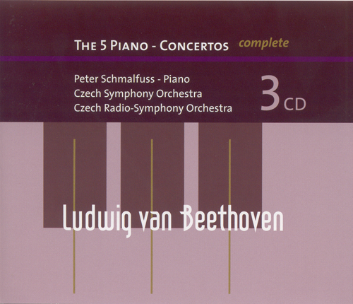 Imagen de apoyo de  BEETHOVEN, L. van: Piano Concertos Nos. 1-5 (P. Schmalfuss, Czech Symphony, Czech Radio Symphony, Vajnar, Malat)
