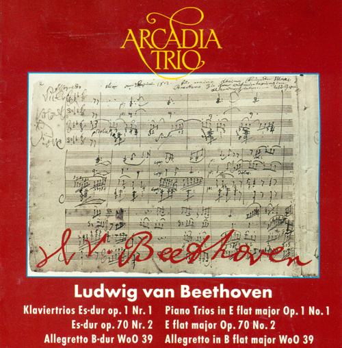 Imagen de apoyo de  BEETHOVEN, L. van: Piano Trios Nos. 1 and 6 / Allegretto, WoO 39 (Arcadia Trio)