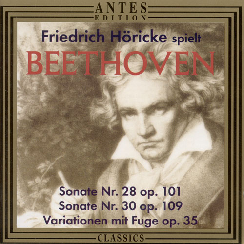 Imagen de apoyo de  BEETHOVEN, L. van: Piano Sonatas Nos. 28 and 30 / Eroica Variations (Horicke)