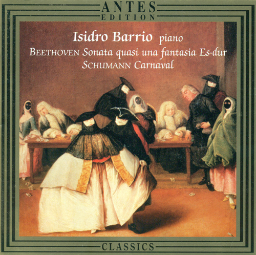 Imagen de apoyo de  SCHUMANN, R.: Carnaval / BEETHOVEN, L. van: Piano Sonata No. 13 / Für Elise (Barrio)