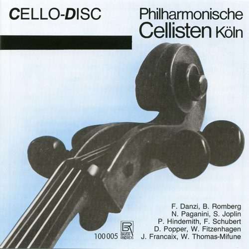 Imagen de apoyo de  Cello-Disc - DANZI, F. / ROMBERG, B.H. / PAGANINI, N. / JOPLIN, S. / HINDEMITH, P. (Philharmonic Cellists)