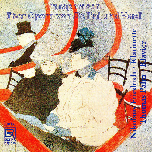 Imagen de apoyo de  Clarinet Recital: Friedrich, Nikolaus - BASSI, L. / CAVALLINI, E. / LABANCHI, G. / LOVREGLIO, D. (Paraphrases on Operas by Bellini and Verdi)