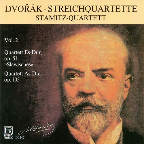 Imagen de apoyo de  DVOŘÁK, A.: String Quartets, Vol. 2 - Nos. 10, 14 (Stamitz Quartett)