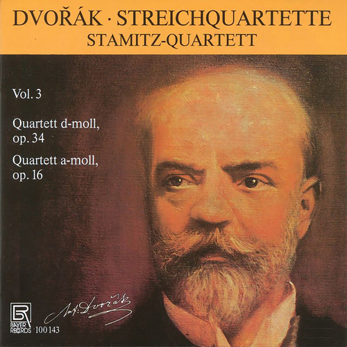 Imagen de apoyo de  DVOŘÁK, A.: String Quartets, Vol. 3 - Nos. 7, 9 (Stamitz Quartett)