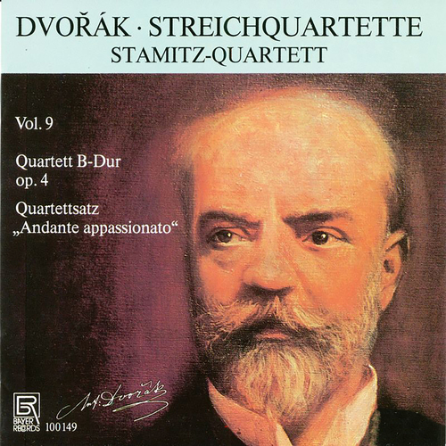 Imagen de apoyo de  DVOŘÁK, A.: String Quartets, Vol. 9 - String Quartet No. 2 / Andante appassionato (Stamitz Quartett)