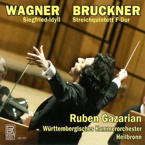 Imagen de apoyo de  WAGNER, R.: Siegfried Idyll / BRUCKNER, A.: String Quintet (arr. H. Stadlmair) (Württemberg Chamber Orchestra of Heilbronn, Gazarian)