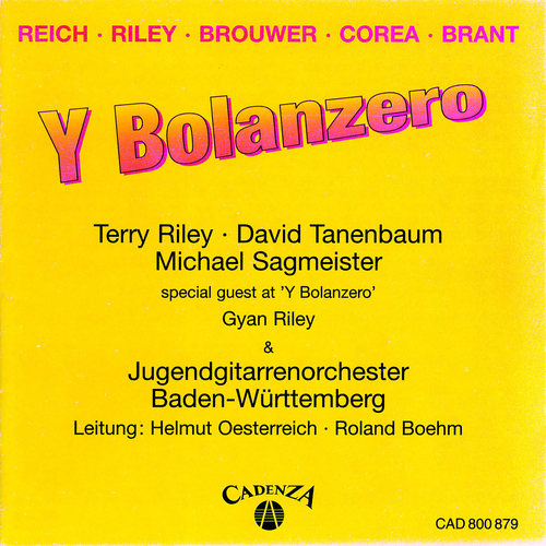 Imagen de apoyo de  RILEY, T.: Y Bolanzero / REICH, S.: Electric Counterpoint / BRANT, H.: Rosewood (Tanenbaum, Baden-Wurttemberg Youth Guitar Orchestra, Oesterreich)