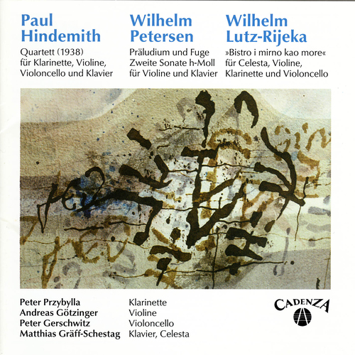 Imagen de apoyo de  Chamber Music (20th-21st Centuries) - HINDEMITH, P. / PETERSEN, W. / LUTZ-RIJEKA, W. (Przybylla, Grötzinger, Gerschwitz, Gräff-Schestag)