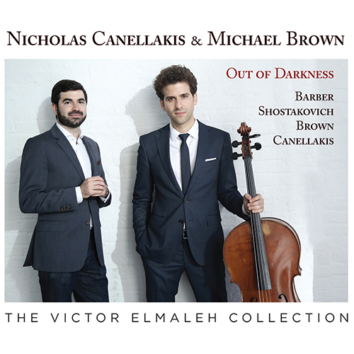 Imagen de apoyo de  Cello and Piano Recital: Canellakis, Nicholas / Brown, Michael - BARBER, S. / SHOSTAKOVICH, D. / BROWN, M. (Out of Darkness)