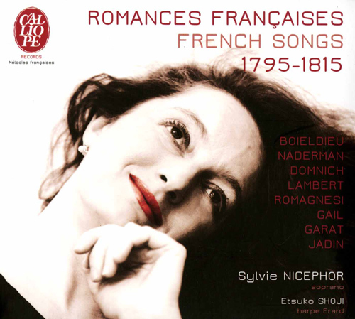 Imagen de apoyo de  Vocal Recital: Nicephor, Sylvie - NADERMAN, F.-J. / JADIN, L.-E. / BOIELDIEU, F.-A. / GAIL, S. (Romances Francaises)