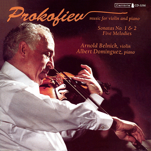 Imagen de apoyo de  PROKOFIEV, S.: Violin Sonata No. 1 / 5 Melodies (Belnick, Dominguez)