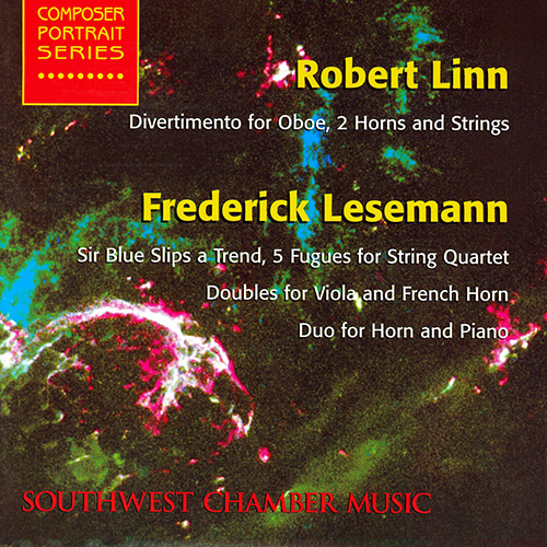 Imagen de apoyo de  LINN, R.: Divertimento for Oboe, 2 Horns and String Quintet / LESEMANN, F.: 5 Fugues / Doubles / Duo for Horn and Piano (Schmidt)