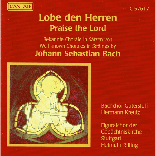 Imagen de apoyo de  BACH, J.S.: Sacred Choral Music (Lobe den Herren - Praise the Lord) (Bachchor Gütersloh, Stuttgart Figuralchor der Gedächtniskirche, Kreutz, Rilling)