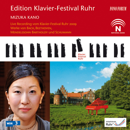 Imagen de apoyo de  EDITION KLAVIER-FESTIVAL RUHR, Vol. 25/4: Piano Recital: Kano, Mizuka - BACH, J.S. / BEETHOVEN, L. van / MENDELSSOHN, Felix / SCHUMANN, R.