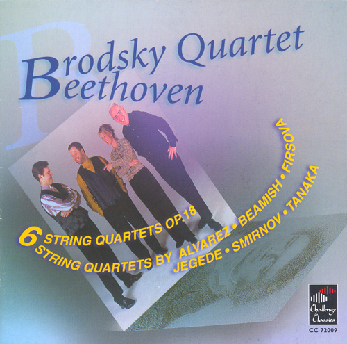 Imagen de apoyo de  BEETHOVEN: String Quartets Nos. 1-6 / ALVAREZ, J.: Metro Nativitas / JEGEDE: String Quartet No. 2 (Brodsky Quartet)