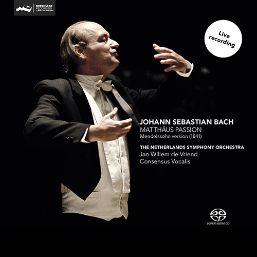 Imagen de apoyo de  BACH, J.S.: St. Matthew Passion, BWV 244 [Oratorio] (arr. F. Mendelssohn) (Dürmüller, Fink, Wanroij, Consensus Vocalis, Netherlands Symphony, Vriend)