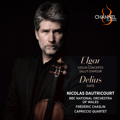 Imagen de apoyo de  ELGAR, E.: Violin Concerto, Op. 61 / Salut d'amour / DELIUS, F.: Suite (Dautricourt, Chaslin, Capriccio Quartet, BBC National Orchestra)