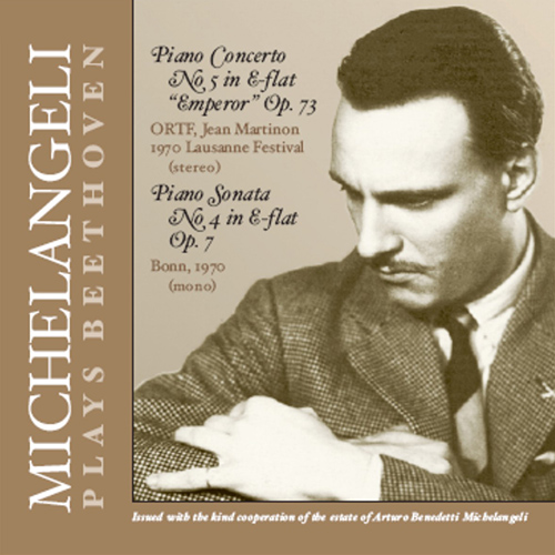 Imagen de apoyo de  BEETHOVEN, L. van: Piano Concerto No. 5, "Emperor" / Piano Sonata No. 4 (Michelangeli) (1970)