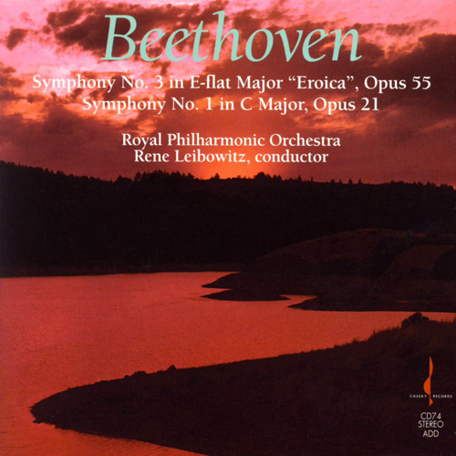Imagen de apoyo de  BEETHOVEN, L. van: Symphonies Nos. 1 and 3 (Royal Philharmonic, Leibowitz)