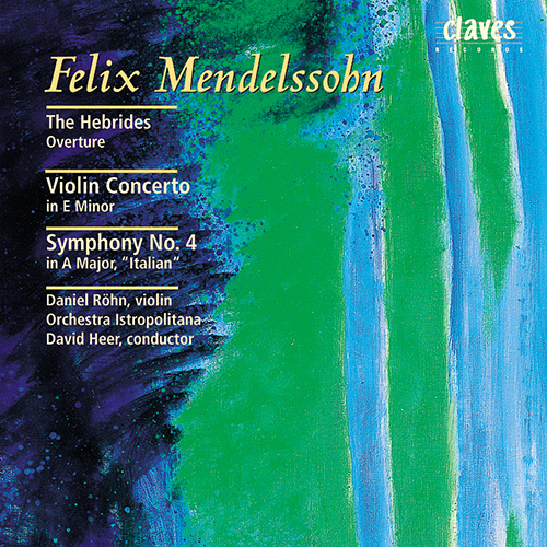 Imagen de apoyo de  MENDELSSOHN, Felix: Hebrides (The), "Fingal's Cave" / Violin Concerto / Symphony No. 4, "Italian" (Röhn, Capella Istropolitana, Heer)