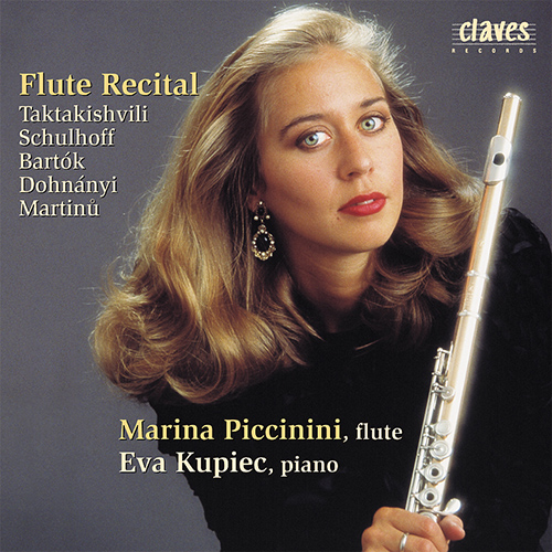 Imagen de apoyo de  Flute Recital: Piccinini, Marina - TAKTAKISHVILI, O. / SCHULHOFF, E. / BARTÓK, B. / DOHNÁNYI, E. / MARTINŮ, B.