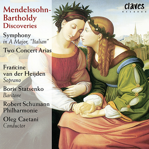 Imagen de apoyo de  MENDELSSOHN, Felix: Symphony No. 4 / Infelice / On Lena's Gloomy Heath (Discoveries) (Heijden, Statsenko, Robert Schumann Philharmonie, Caetani)