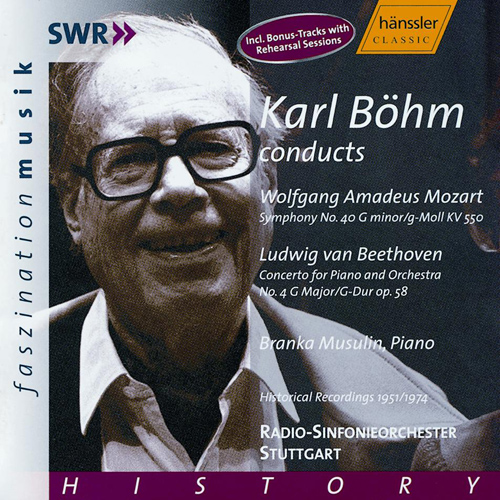 Imagen de apoyo de  MOZART: Symphony No. 40 / BEETHOVEN: Piano Concerto No. 4