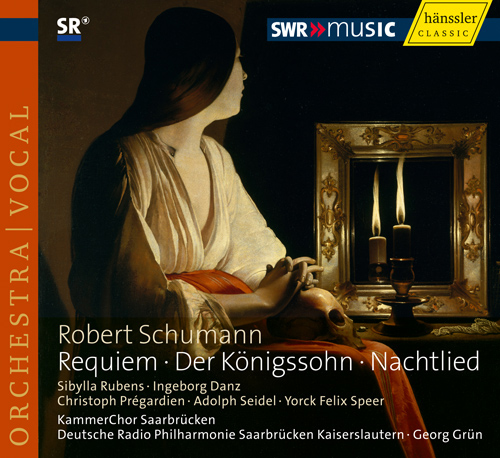 Imagen de apoyo de  SCHUMANN, R.: Requiem / Der Konigssohn / Nachtlied (Saarbrucken Chamber Choir, German Radio Saarbrucken-Kaiserslautern Philharmonic, Grun)
