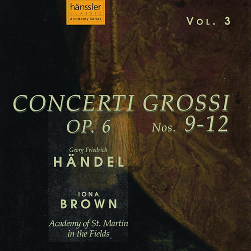 Imagen de apoyo de  HANDEL: Concerto Grossi, Op. 6, Nos. 9-12