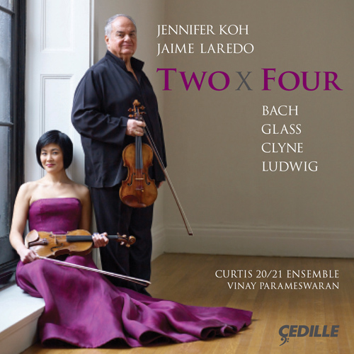 Imagen de apoyo de  BACH, J.S.: Concerto for 2 Violins, BWV 1043 / CLYNE, A.: Prince of Clouds / GLASS, P.: Echorus (Two x Four) (Jennifer Koh, J. Laredo)