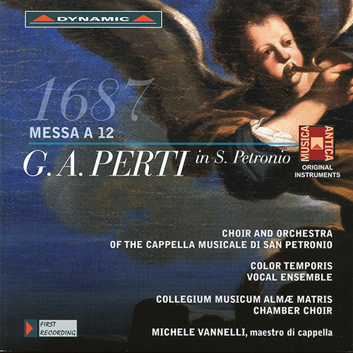 Imagen de apoyo de  PERTI, G.A.: Messa a 12 / Sinfonia avanti la serenata / Plaudite mortales (San Petronio Cappella Musicale Chorus and Orchestra, Vannelli)