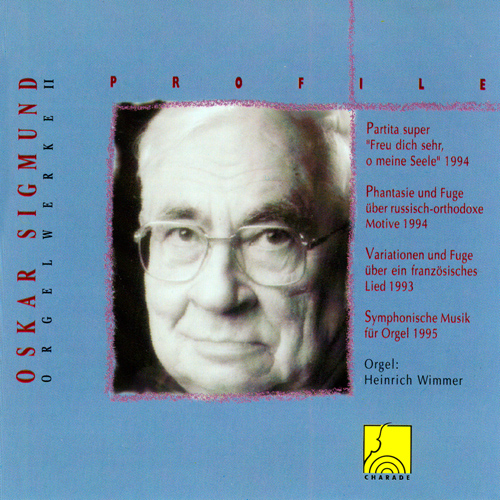 Imagen de apoyo de  SIGMUND, O.: Organ Music, Vol. 2 (Wimmer)