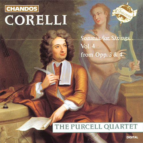 Imagen de apoyo de  CORELLI, A.: Sonatas for Strings, Opp. 3-4, Vol. 4 (Purcell Quartet)
