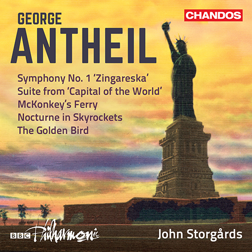 Imagen de apoyo de  ANTHEIL, G.: Orchestral Works, Vol. 3 - Symphony No. 1, "Zingareska" / Capital of the World / McKonkey's Ferry Overture (BBC Philharmonic, Storgårds)