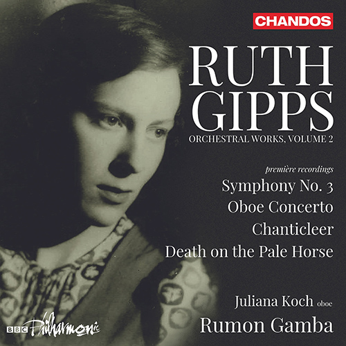 Imagen de apoyo de  GIPPS, R.: Orchestral Works, Vol. 2 - Symphony No. 3 / Oboe Concerto / Chanticleer / Death on the Pale Horse (J. Koch, BBC Philharmonic, Gamba)