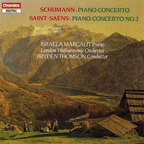 Imagen de apoyo de  SCHUMANN, R.: Piano Concerto, Op. 54 / SAINT-SAËNS, C.: Piano Concerto No. 2 (Margalit, London Philharmonic, B. Thomson)