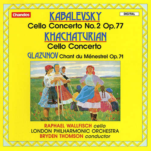 Imagen de apoyo de  Cello Concertos - KABALEVSKY, D.B. / GLAZUNOV, A.K. / KHACHATURIAN, A.I. (Wallfisch, London Philharmonic, Thomson)