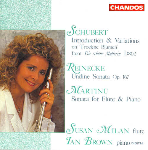 Imagen de apoyo de  SCHUBERT: Variations on Trockne Blume / REINECKE: Flute Sonata, "Undine" / MARTINU: Flute Sonata