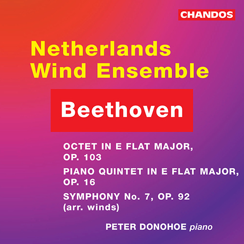 Imagen de apoyo de  BEETHOVEN: Octet / Piano Quintet / Symphony No. 7 (arr. for wind ensemble)