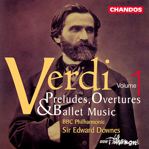 Imagen de apoyo de  VERDI, G.: Preludes, Overtures and Ballet Music, Vol. 1 (BBC Philharmonic, Downes)