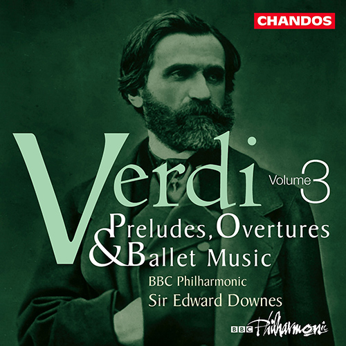 Imagen de apoyo de  VERDI, G.: Preludes, Overtures and Ballet Music, Vol. 3 (BBC Philharmonic, Downes)