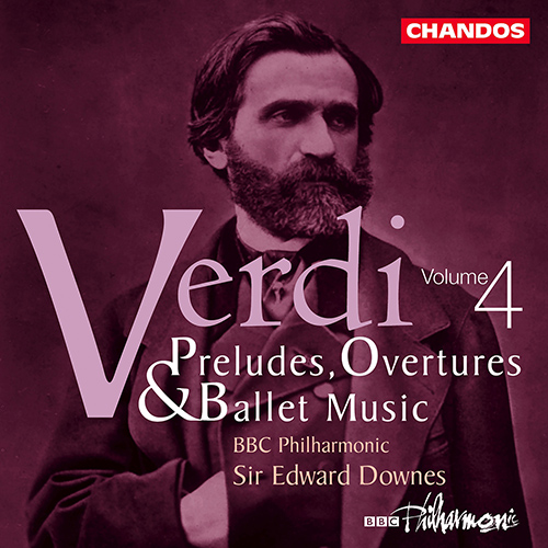 Imagen de apoyo de  VERDI, G.: Preludes, Overtures and Ballet Music, Vol. 4 (BBC Philharmonic, Downes)