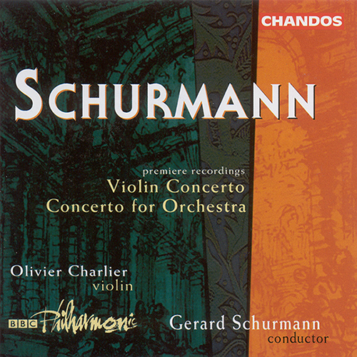 Imagen de apoyo de  SCHURMANN: Concerto for Orchestra / Violin Concerto