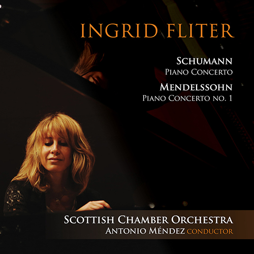 Imagen de apoyo de  SCHUMANN, R.: Piano Concerto, Op. 54 / MENDELSSOHN, Felix: Piano Concerto No. 1 (Fliter, Scottish Chamber Orchestra, Méndez)