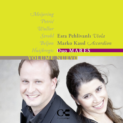 Imagen de apoyo de  Viola and Accordion Recital: Duo Mares - MEIJERING, C. / PETRIĆ, I. / WULLUR, S. / STROBL, B. / BELJON, G. / HUIJBREGTS, N. (Volume Nuevo)