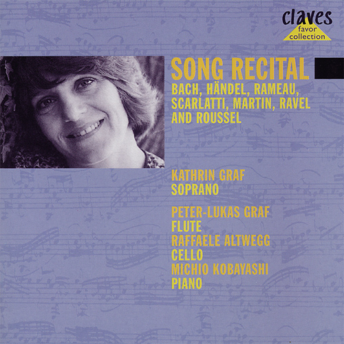 Imagen de apoyo de  Vocal Recital: Graf, Kathrin - BACH, J.S. / HANDEL, G.F. / RAMEAU, J.-P. / SCARLATTI, A. / MARTIN, F. / RAVEL, M. / ROUSSEL, A.